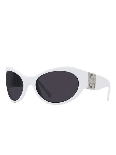 Givenchy Oval-frame Sunglasses In Neutral