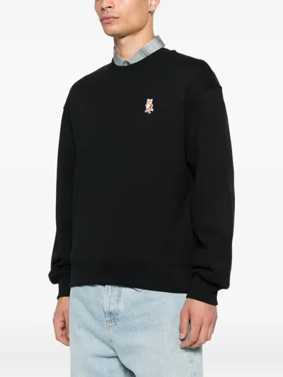 Maison Kitsuné Maison Kitsune "speedy Fox Comfort Fit Sweat In Black