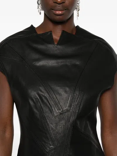 不对称皮质连衣裙