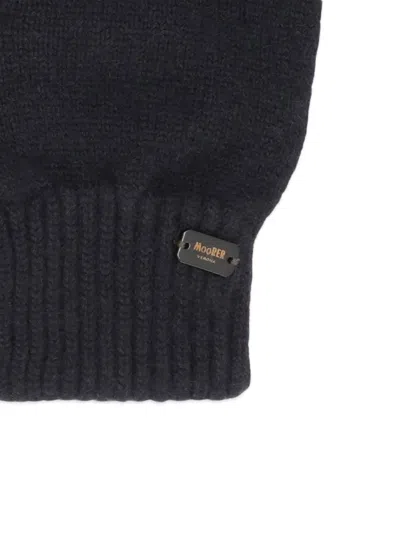 棕树拼接羊绒手套