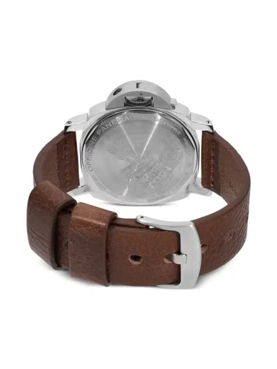 Pre-owned Panerai Luminor 44毫米腕表（典藏款） In Silver