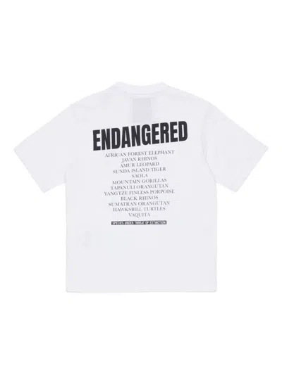 Myar Tiger-animal Print T-shirt In White