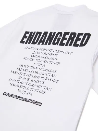 Myar Tiger-animal Print T-shirt In White