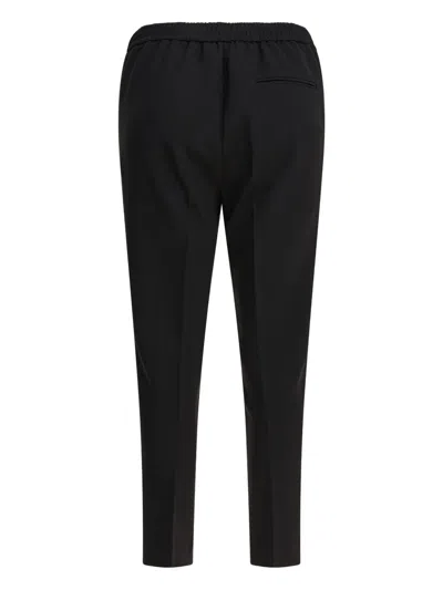 Semper Pants With Elasticized Waist In Black