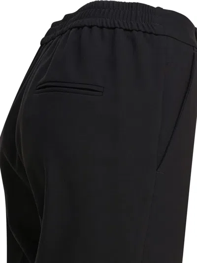 Semper Pants With Elasticized Waist In Black
