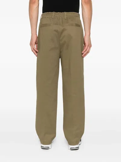 Myths Pleated-front Trousers In Green