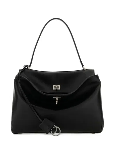 Balenciaga Women's Smooth Calfskin Medium Rodeo Bag In Black