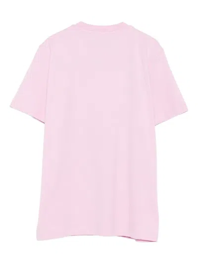 Msgm T-shirt Con Logo In Pink