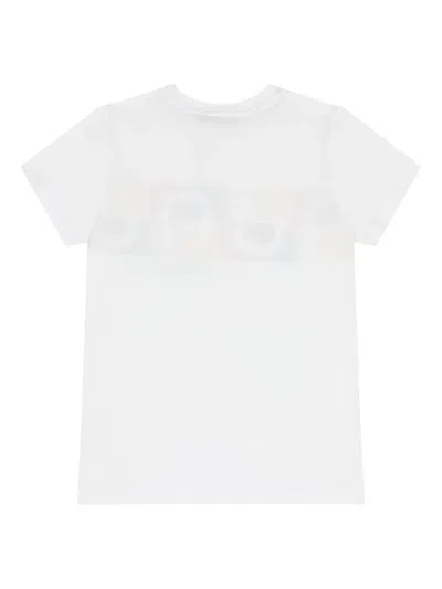Aigner Logo-horseshoe Panel T-shirt In White