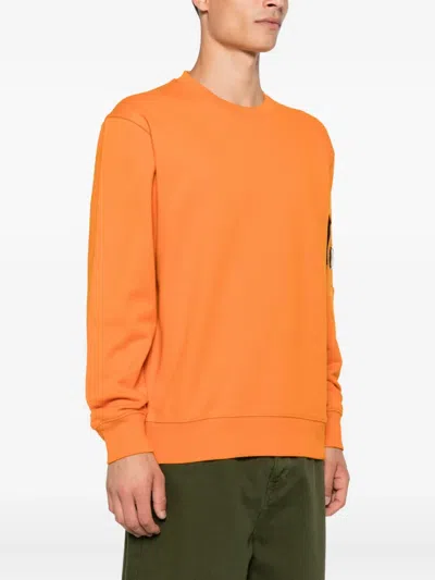 C.p. Company Sweatshirt C. P. Company Men Color Orange In Orange