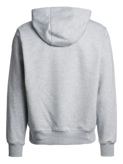 Parajumpers Everest Hooded Sweatshirt Kangaroo Pocket In Gray