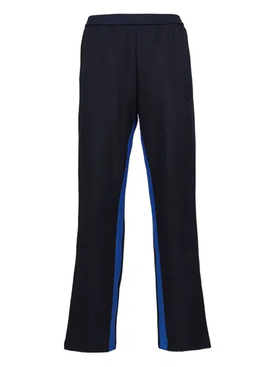 Adidas Originals Adidas X Wales Bonner Navy Blue Activewear Pants With Elasticized Waistband