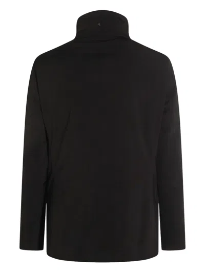 Montecore High-neck Zip-front Jacket In Black