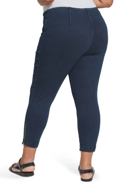 Lyssé Lysse Denim Stripe Crop Pants In Blue