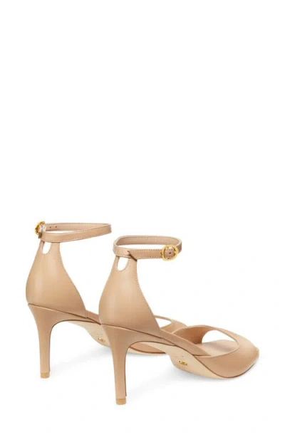 Stuart Weitzman Nudistia 75 Sandal In Nude