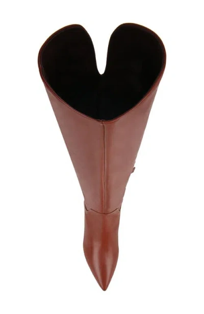 Sarto By Franco Sarto Gwyn Pointed Toe Over The Knee Boot In Brown