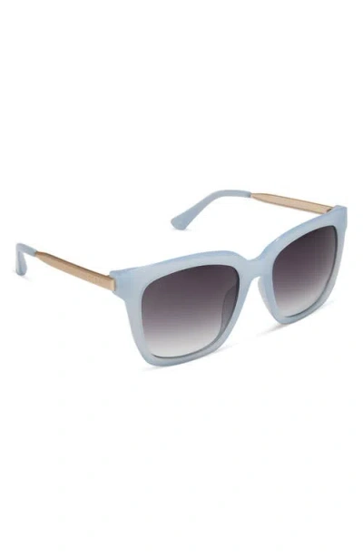 Diff 54mm Square Sunglasses In Blue
