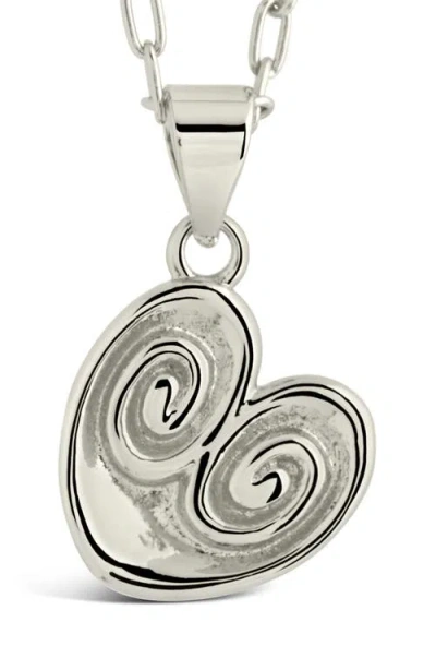 Sterling Forever Palmier Pendant Necklace In Metallic