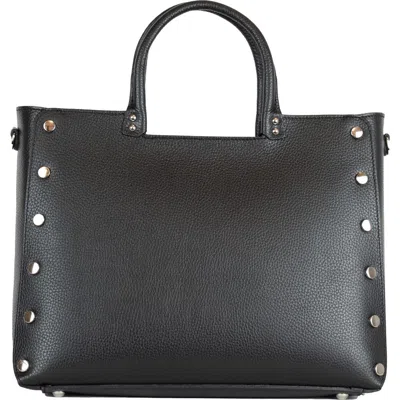 Persaman New York Studded Tote In Black