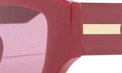 Gucci 51mm Cat Eye Sunglasses In Red