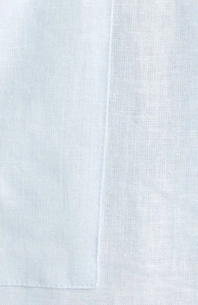 Nordstrom Vacation Linen Blend Robe In Blue