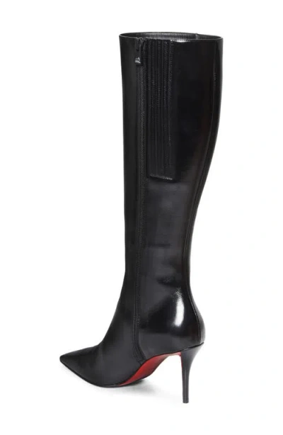 Christian Louboutin High-heeled Knee-length Boots In Black