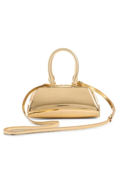 Givenchy Antigona Mini Top-handle Bag In Mirror Laminated Leather In Gold