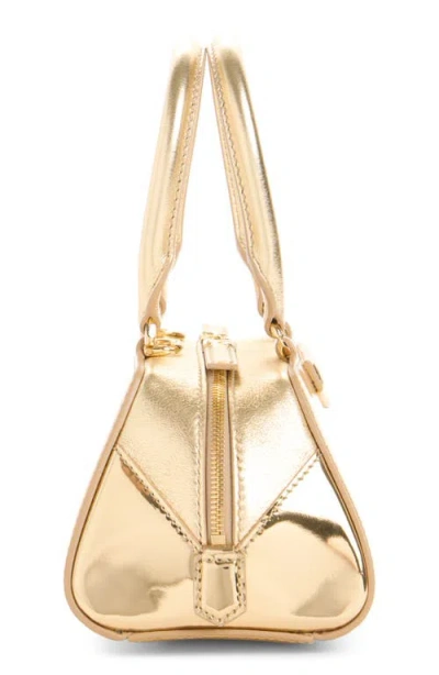 Givenchy Antigona Mini Top-handle Bag In Mirror Laminated Leather In Gold