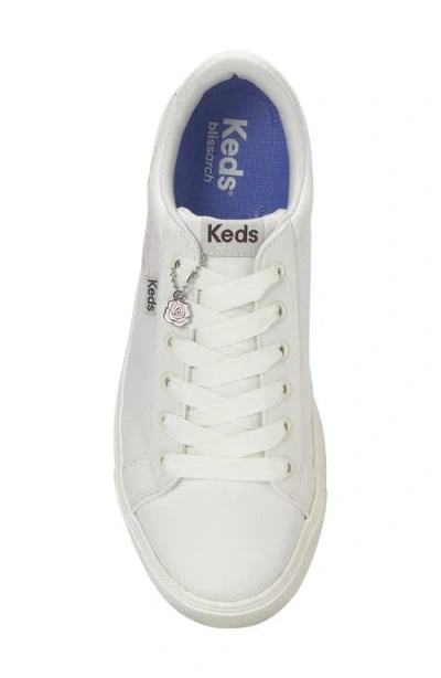 Keds Women's Park Canvas Rose Embroidery Lace Up Canvas Sneakers In Multi