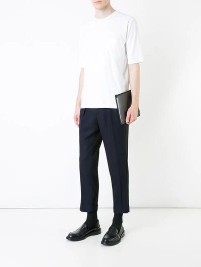 Shop Lemaire Patch Pocket T In White