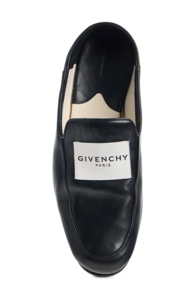 Givenchy Glossy Round Toe Loafers In Brown