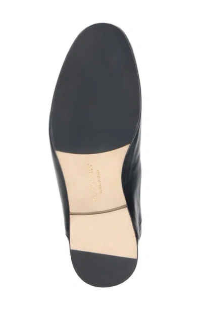 Givenchy Glossy Round Toe Loafers In Brown