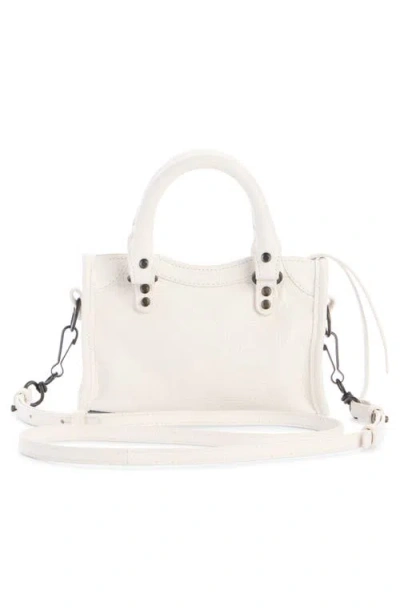 Balenciaga Small Le City Tote Bag In White