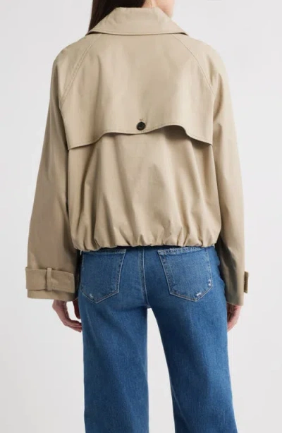 Rails Jett Crop Trench Coat In Neutral