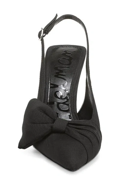 Sam Edelman Onia Pointed Toe Slingback Pump In Black