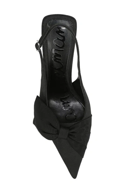 Sam Edelman Onia Pointed Toe Slingback Pump In Black