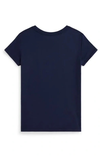 Polo Ralph Lauren Cotton T-shirt With Print In Black