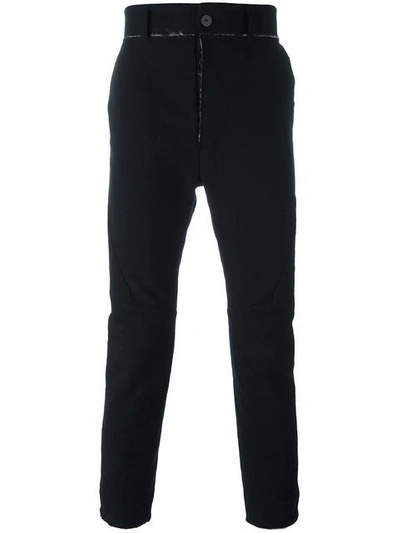 Shop Cedric Jacquemyn Deconstructed Trousers In Black