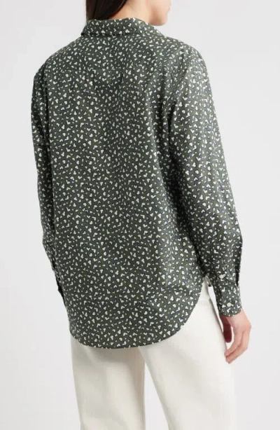 Frank & Eileen Eileen Relaxed Button-up Shirt In Green