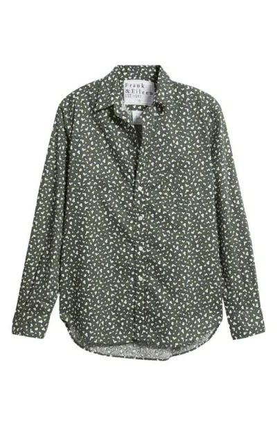 Frank & Eileen Eileen Relaxed Button-up Shirt In Green
