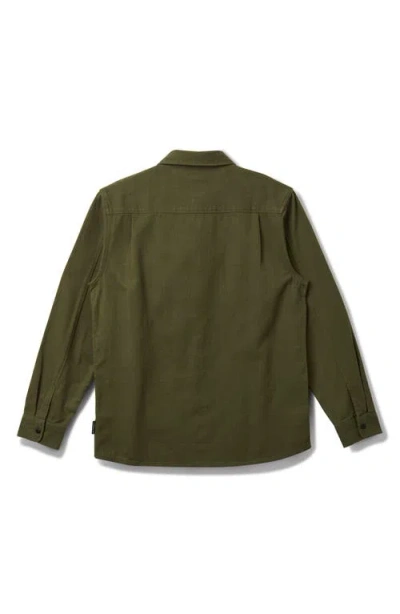 Quiksilver Men's Heron Long Sleeve Shirt In Green