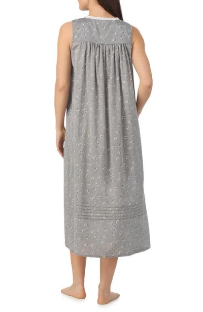 Eileen West Women's Sleeveless Long Ballet Nightgown In Gray