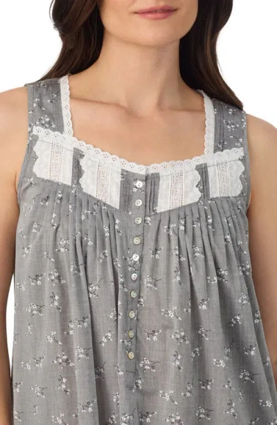 Eileen West Women's Sleeveless Long Ballet Nightgown In Gray