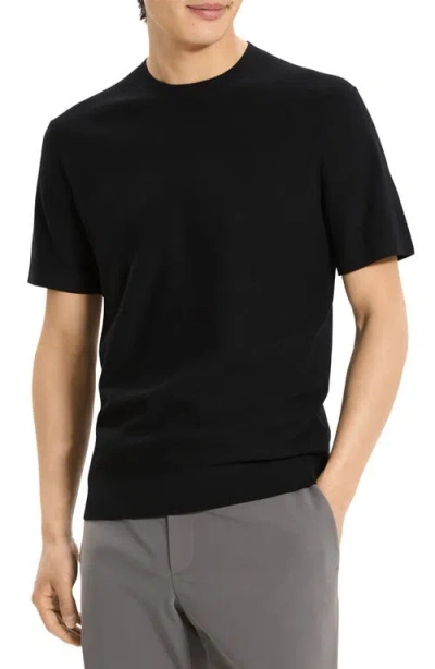 Theory Soris T-light Crewneck T-shirt In Black