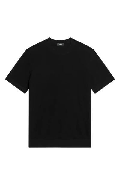 Theory Soris T-light Crewneck T-shirt In Black
