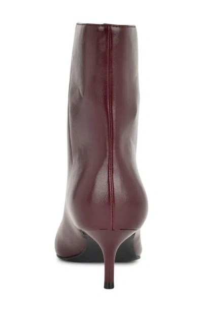 Nine West Women's Charma Kitten Heel High Ankle Booties In Red