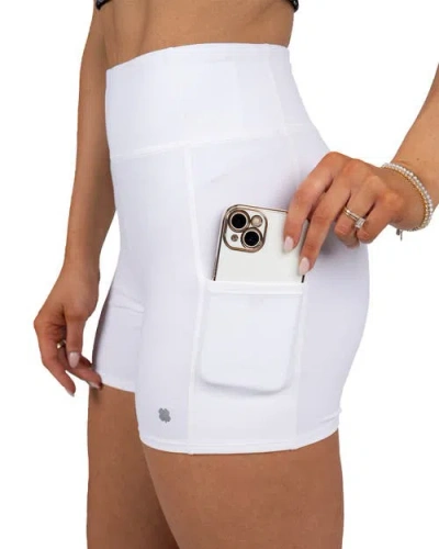 Black Clover Nyx Shorts In White