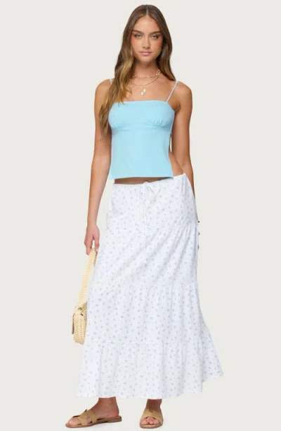 Edikted Jinx Open-back Top In Blue