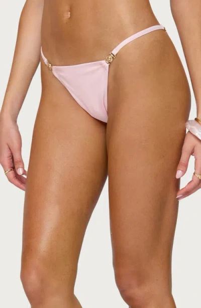 Edikted Kaya Bikini Bottoms In Pink