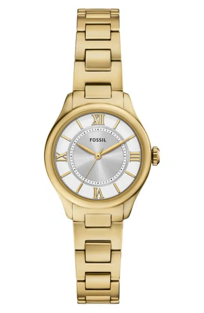 Fossil Women's Gilmore Silver Dial Watch In Gold